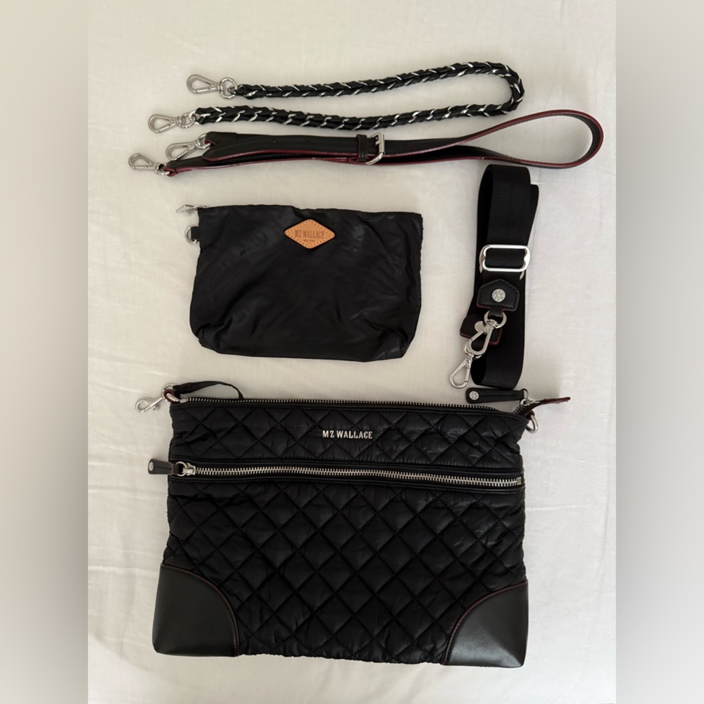 MZ Wallace Crosby Crossbody Black Medium